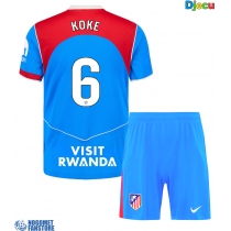 Atletico Madrid Koke #6 Rezervni Dres za djecu 2025-26 Kratak Rukav (+ Kratke hlače)